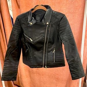 Faux leather jacket. Size S.